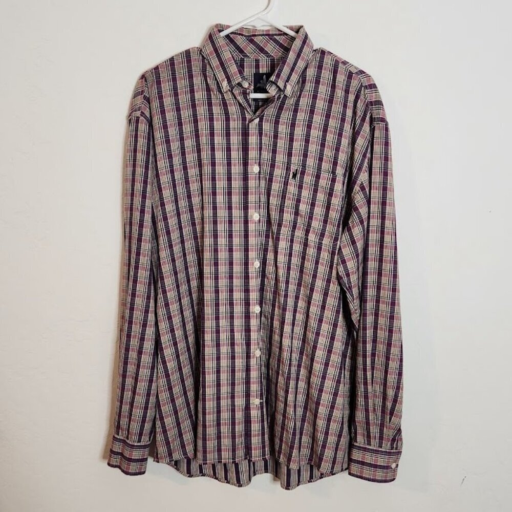 Johnnie-O Men's Long Sleeve Button-down Shirt Size Large